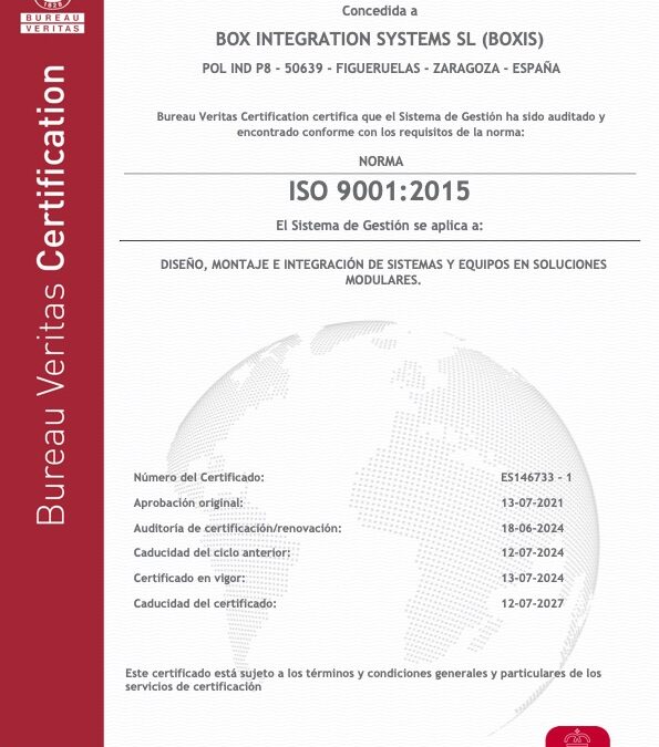 ISO 9001:2015 Certification